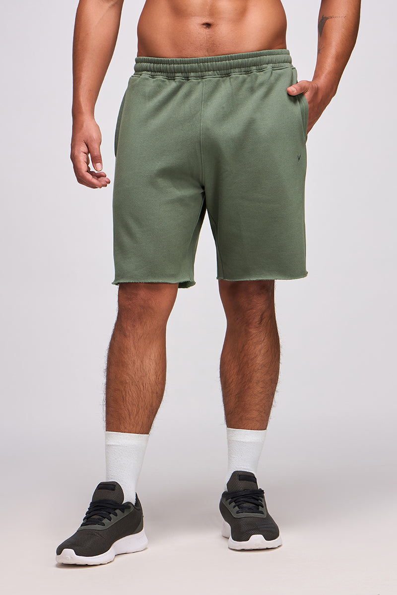 WarmFlow Fleece Shorts (Green)