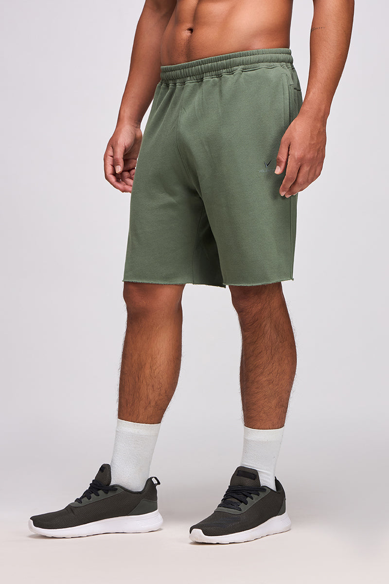 WarmFlow Fleece Shorts (Green)