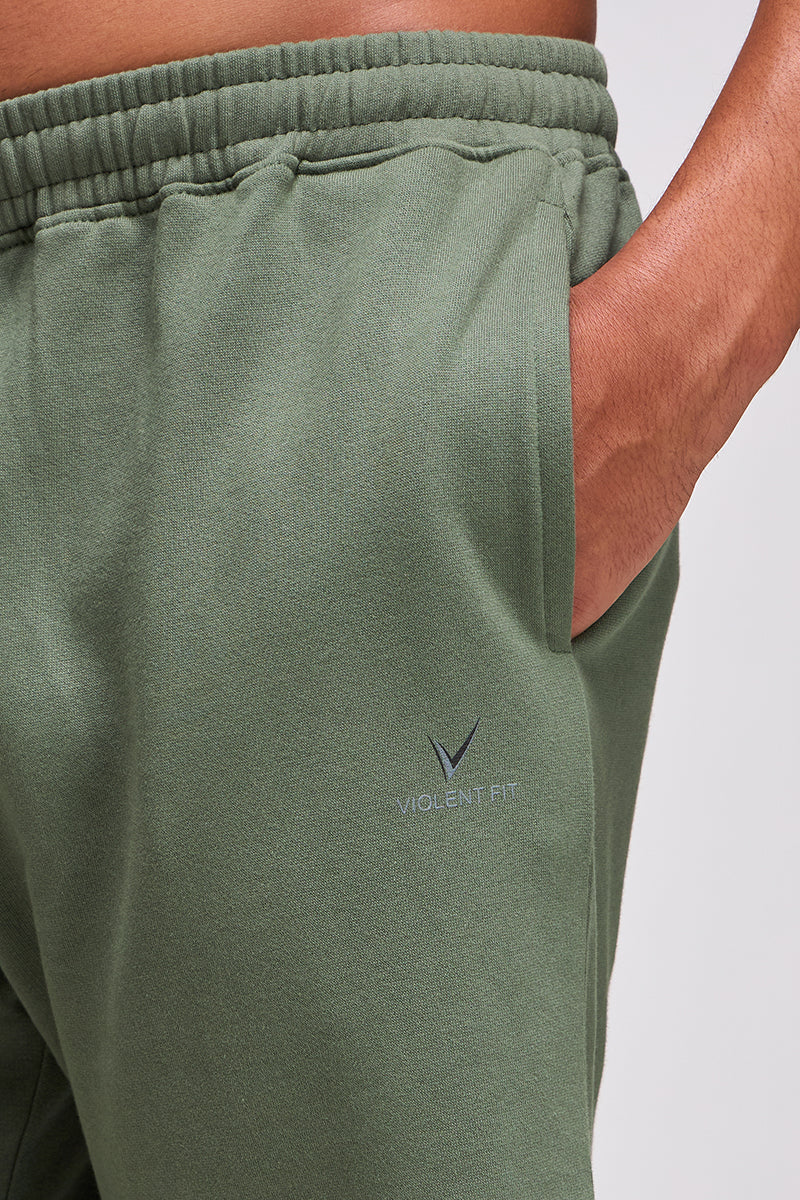 WarmFlow Fleece Shorts (Green)