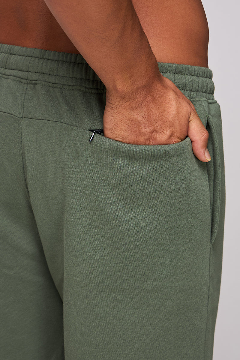 WarmFlow Fleece Shorts (Green)