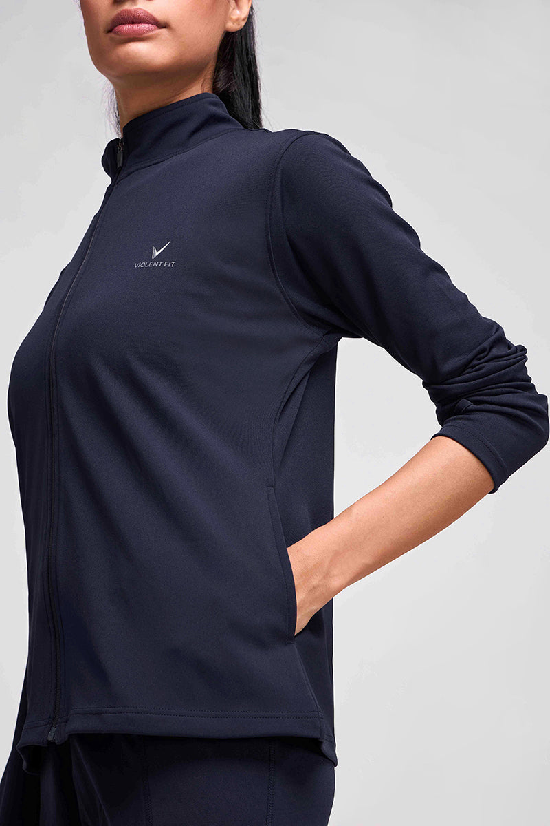 SwiftFit Full Sleeve Top (Blue)