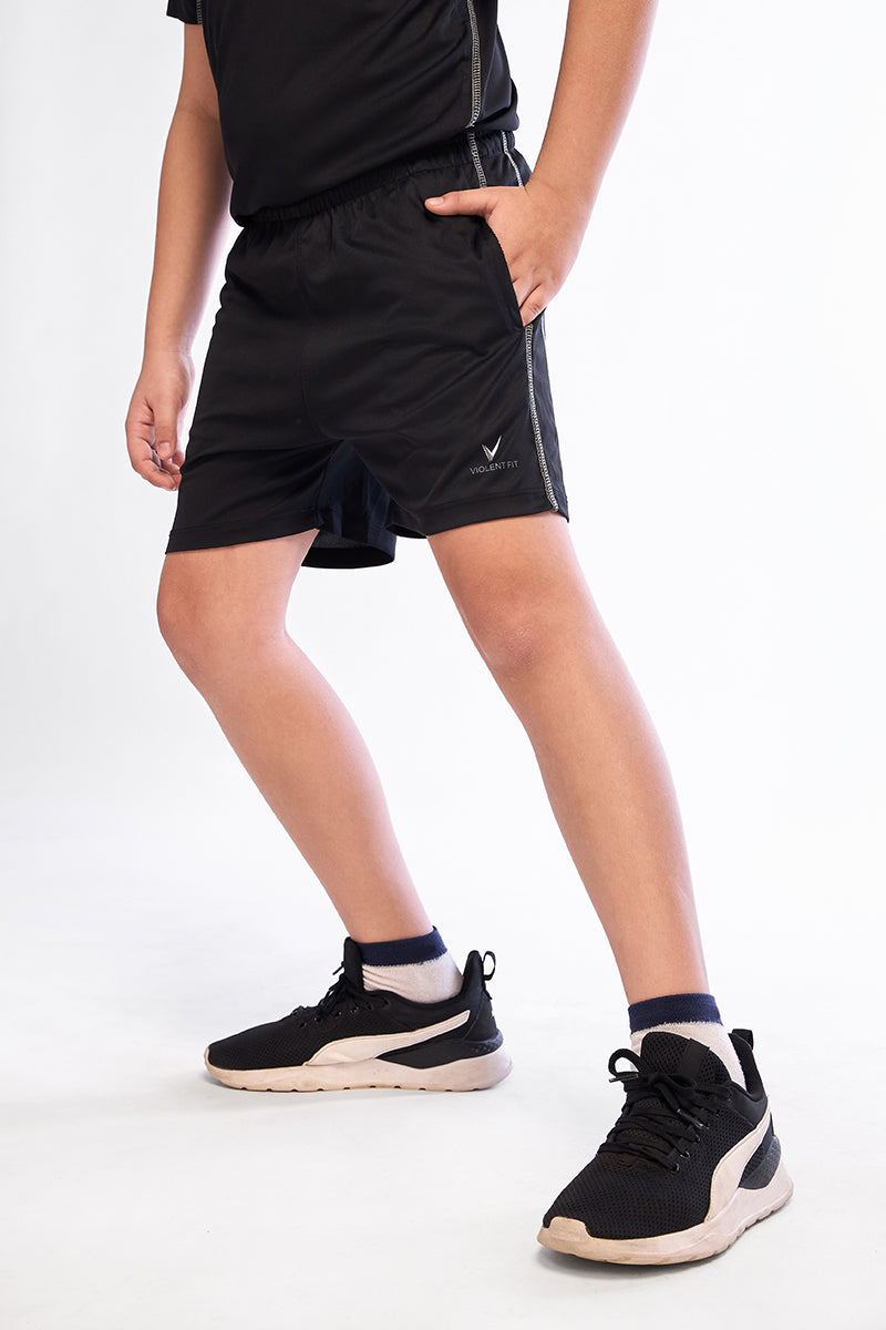 ComfyKid Fleece Shorts (Black)