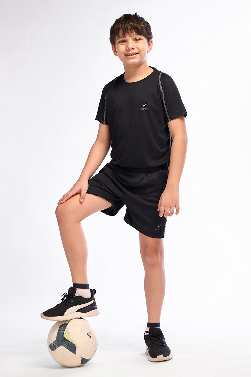 ComfyKid Fleece Shorts (Black)