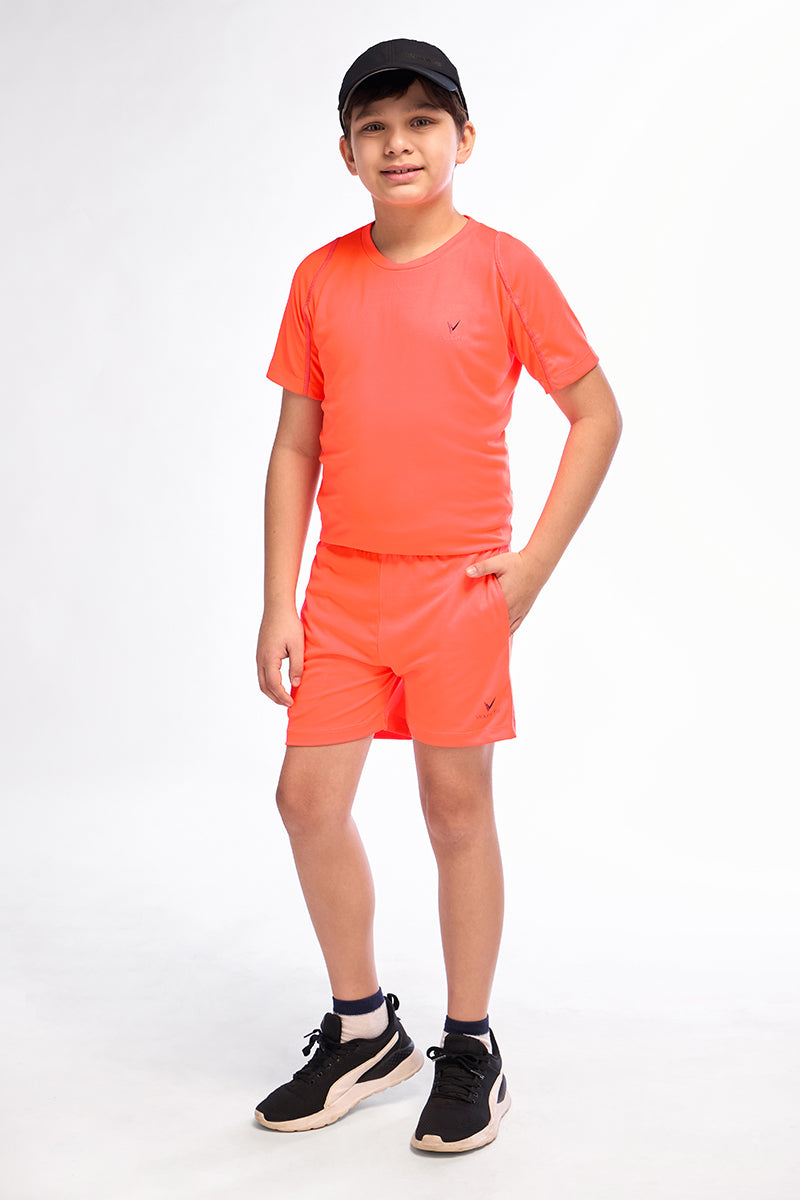 ComfyKid Fleece Shorts (Orange)