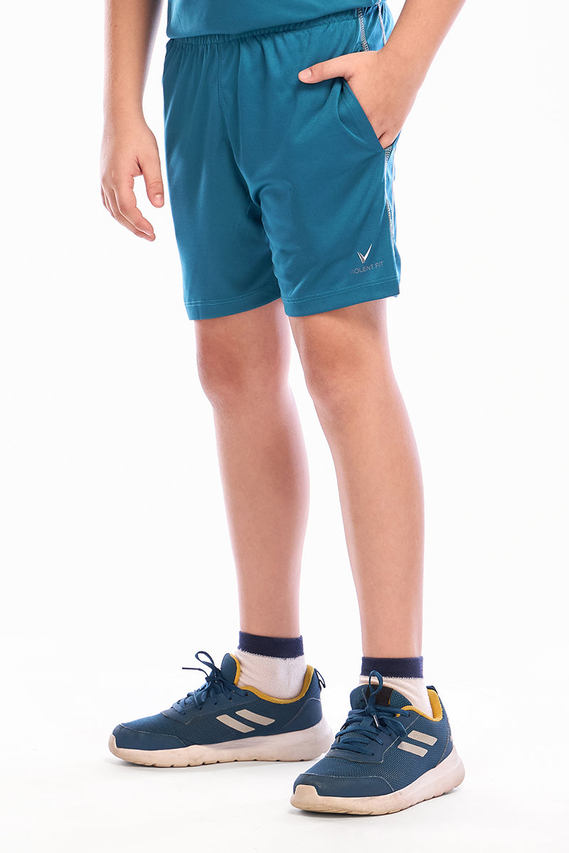 ComfyKid Fleece Shorts (Blue)