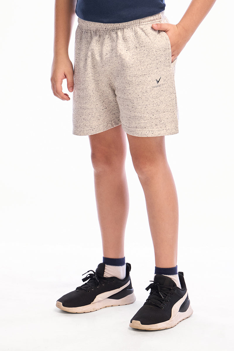 ComfyKid Fleece Shorts (Off White)